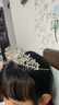海伊朵大皇冠发箍儿童公主新娘水钻皇冠小女孩生日礼物舞台表演王冠头箍 青雁 实拍图
