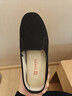 3539传统布鞋男中草药抗菌除臭老北京布鞋低帮橡胶底休闲鞋 黑色  42 实拍图