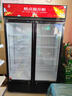 格点大容量饮料柜商用冰柜直冷藏展示柜酒水柜纯风冷无霜保鲜柜超市玻璃门冰箱立式啤酒柜 双门下机组直冷 7挡调温基础款 实拍图
