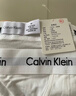 Calvin Klein内衣【新年礼物】男士本命年三条装ck棉质吸湿速干红色三角内裤男 998-太空黑/椰青灰/月光白 3条 M 实拍图