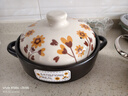 康舒向日葵家用砂锅燃气灶明火耐高温干烧煲仔饭煤气灶专用煲汤锅沙锅 耐热向日葵砂锅3-5人份 3.3L 实拍图