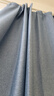 水星家纺窗帘遮光卧室全遮光布5A抗菌遮阳帘隔音简易挂钩式2.0x2.2米1片蓝 实拍图