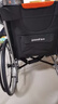 鱼跃 (yuwell)手动轮椅车H062折叠老人轻便免充气铝合金旅行手推代步 实拍图