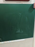 得力150*90cm黑板 镀锌背板绿板 粉笔书写板磁性办公教学会议小白板悬挂式写字板黑板白板油画棒白板 实拍图