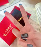 中国黄金（CHINA GOLD）古法素圈黄金戒指女足金情侣对戒三生三世指环情人节礼物送老婆 【古法】单戒 14号【国金礼盒】 1g 实拍图
