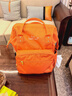 sun earth&u日本七夕多功能妈咪包母婴包轻便情人节宝妈双肩包休闲背包女防水 桔色（20L）【现货现发】 实拍图