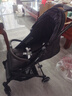 B-BEKO婴儿推车可坐可躺轻便折叠可上飞机0-4岁高景观减震婴儿车新生儿 黑色（3代升级款）95%的选择 实拍图