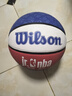 Wilson威尔胜儿童5号篮球JR NBA中国配色PU材质青少年篮球专业训练竞赛 实拍图