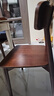 远舰全实木椅子餐椅家用靠背椅中古风原木风奶油风书桌椅简约餐桌椅子 胡桃木色+纯实木座板 全实木 1把（整装发货免安装 两把起发） 实拍图
