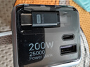 绿联【3C认证可上飞机】能量湃充电宝自带伸缩线25000毫安大容量200W快充移动电源 适用小米苹果笔记本 实拍图