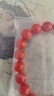 石玥珠宝精品7-8mm凉山南红玛瑙手串本命年转运珠手链男女士款礼物 实拍图