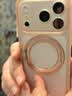酷盟【相机按键全包支点壳】适用苹果17pro手机壳iphone17磨砂镜头全包支架防摔高级磁吸充电保护套 实拍图
