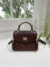 CADUNI KAISER包包女包牛皮小众剑桥包百搭手提单肩包生日礼物高级感送女友老婆 【咖啡色】实用走心 新款时尚轻奢高颜值鞋款包 实拍图