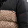 蔻驰（COACH）【礼物】奥莱男士聚酯纤维经典标志冬季户外羽绒服外套保暖夹克 棕黄色 M 实拍图