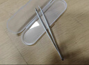 欧亿姿高精密眉夹小镊子眉钳安全不锈钢修眉拔胡子白头发专用不断毛斜口 实拍图