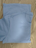 京东京造【情侣纯棉T】t恤男女春季新款休闲衣服打底衫内搭短袖新年浅蓝L 实拍图