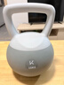 Keep软胶壶铃家用4-12kg男女生塑形健身提壶哑铃练手臂练臀 灰色10kg 实拍图