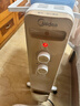 美的（Midea）【金缕衣】取暖器家用/电暖器/电暖气/加湿烘衣/13片全屋取暖器/节能电热油汀取暖器NY2213-18GW 实拍图