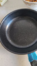 【亏本清仓】韩式麦饭石色不粘锅平底锅铁锅电磁炉不带盖 黑色小煎锅 16cm 实拍图