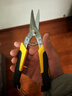 得力（deli）直头龙骨剪铁皮剪子多功能剪刀不锈钢直头航空剪铁丝网剪 8.5英寸 实拍图