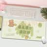 聚盈丰  鼠标垫卡通文字办公桌面垫超大号电脑键盘垫ins风男女生可定制书桌垫 800*300*3mm顺财神 实拍图