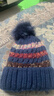 浩冠 帽子女冬毛线帽加绒加厚针织帽女士韩百搭保暖针织护耳瘦脸毛球帽 藏青色 实拍图