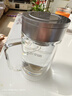 富光双层玻璃杯商务泡茶杯子大容量耐热办公水杯过滤带把银色320ml 实拍图