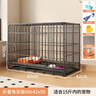 波奇多狗狗笼子中号【贈豪华饲养套装】室内带厕所宠物狗笼宠物别墅狗窝 实拍图
