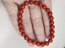 石玥珠宝精品7-8mm凉山南红玛瑙手串本命年转运珠手链男女士款礼物 实拍图