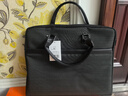 得力（deli）【超级爆款】事务包公文包商务休闲男女职业文件袋/涤纶手提包/文件包/资料袋电脑包 黑色 实拍图