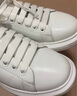 森馬（senma）时尚韩版百搭厚底小白鞋透气户外休闲鞋男111321303 白色 40码 实拍图