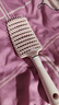其他发饰发绳发圈气垫按摩女士专用长发造型发饰造型梳顺发神器头 排骨梳粉色1把 实拍图