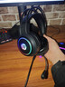 惠普（HP）H100游戏耳机头戴式耳麦带麦克风电竞网吧有线耳机游戏吃鸡三角洲行动听声辨位 3.5mm+USB黑 实拍图