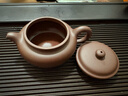 百年利永宜兴紫砂壶纯全手工原矿紫泥小仿古壶功夫茶具泡茶壶一壶两杯套装 实拍图
