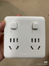 公牛（BULL） 插排 /插座/一转多多功能插座/适用于86型墙壁插座/适用于卧室、厨房 86型 一转四分控插座GN-93223 实拍图