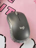 罗技（Logitech）M185鼠标 无线鼠标 办公鼠标 对称鼠标 黑色灰边 带无线2.4G接收器 实拍图