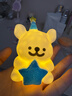【热销1w+】可爱线条小狗小夜灯生日快乐星星节日生日礼物送女生 蓝色 线条小狗小夜灯【1个装】 实拍图