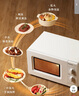 松下（Panasonic）微波炉家用多功能小型迷你360°转盘式环绕加热五档火力老人用简单20升销量第一SM30 20升700W|旋钮操作|白色SM30 实拍图