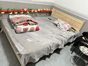 零树 实木床双人床简易1.35m*1.9m床+10cm椰棕床垫包安装JYB-03(套装) 实拍图