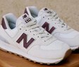 NEW BALANCE NB574官方休闲鞋女鞋复古舒适秋冬透气网鞋礼物轻便百搭运动鞋 米白色 WL574RCF 36.5 (脚长23cm)尺码详询客服 实拍图