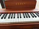 贝琪（Betsy）B351电钢琴88键重锤成人儿童电子钢琴家用练习初学者专业考级钢琴 B353-重锤88键木纹棕+圆腿琴架 实拍图