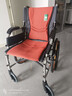 康扬（karma）轮椅老人旅游代步车折叠轻便可上飞机自推轮腿靠可拆KM-2512 实拍图