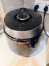 福库（CUCKOO）韩国原装进口家用多功能高压电饭煲麦饭石型内胆高压力煮饭煲锅5升4-5人份CRP-Q1050FS 实拍图