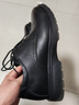 海澜之家HLA新年礼物皮鞋男款头层牛皮鞋子男正装商务休闲鞋男 T010黑色39 实拍图