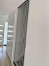 亚克力透明水晶板厨房通燃气卫生间折叠推拉隐形隔断伸缩简易移门 灰色框透明板 实拍图