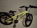 京东京造灵跃山地自行车京东自营6-10-12岁儿童自行车学生变速20寸青柠绿 实拍图