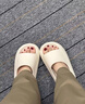 朴西新款EVA踩屎感厚底拖鞋女士居家室内情侣拖鞋男 净水色 39-40 实拍图