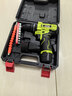 芝浦家用电钻手电钻打孔充电电动螺丝刀12V电动电钻家用工具箱 【12V双速】塑盒+1电1充 实拍图