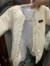 婧麒（JOYNCLEON）婴儿连体衣新生儿衣服秋冬保暖夹棉哈衣满月宝宝内衣纯棉连体衣 大树黄【优选精梳棉】 59cm 实拍图