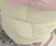 巴拉巴拉婴儿羽绒裤宝宝高腰护肚长裤男女童冬装2025新款保暖时尚束脚裤 奶白小兔-白鸭绒 90 cm-充绒量23g 实拍图